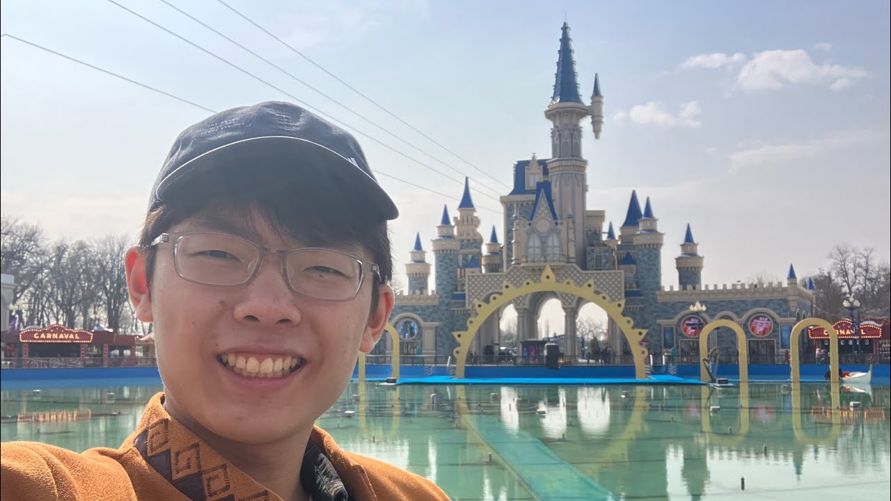 【ウズベキスタン】ディズニーランドみたいな遊園地に行ってみた！& バザール行ってみた！〈Magic City〉