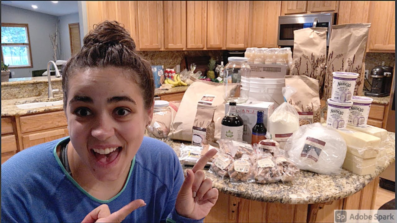Bulk Food Azure Standard Haul and Once a Month Grocery Haul