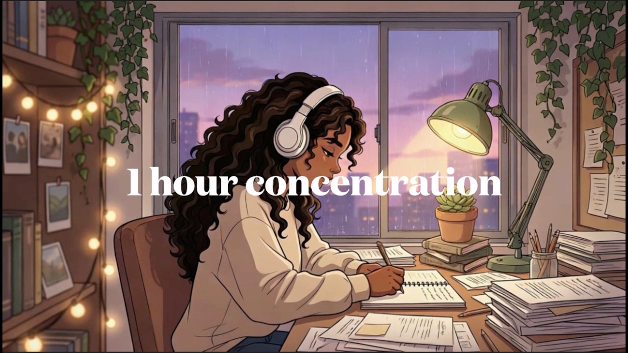 Music to Study Hard & Focus | Soft Lo-Fi Background