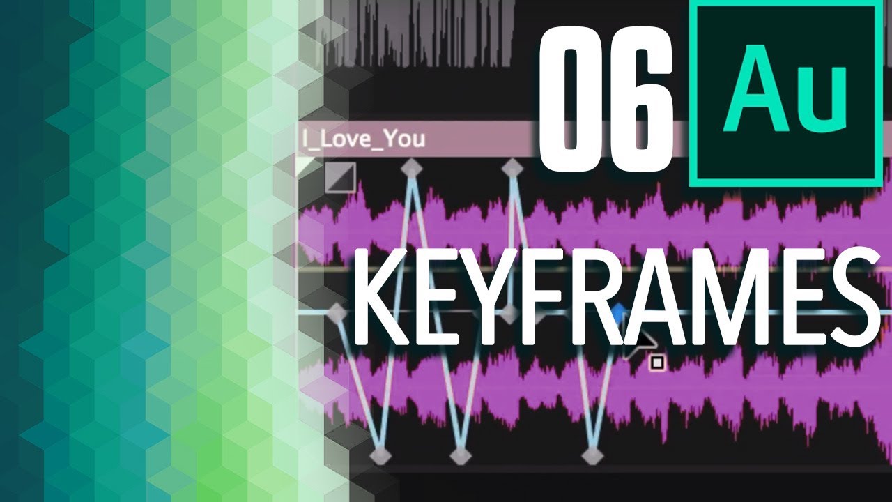 06 Keyframes: Cómo animar panorámica y volumen | Tutorial Adobe Audition CC 2017