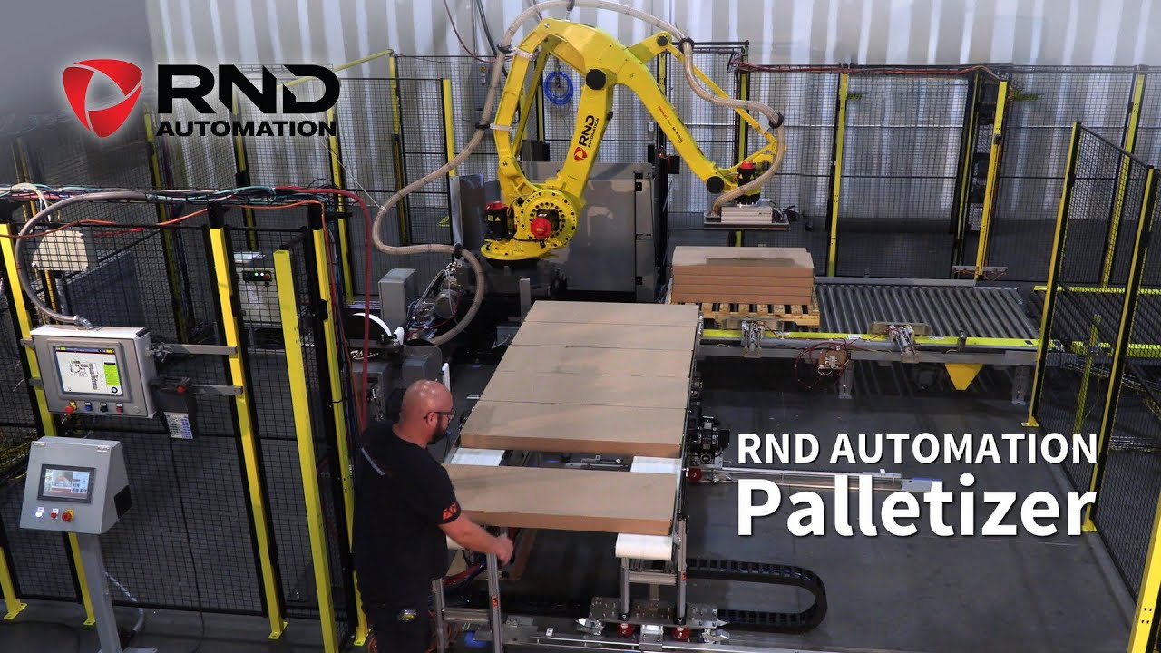 RND Automation's Robotic Palletizing Cell