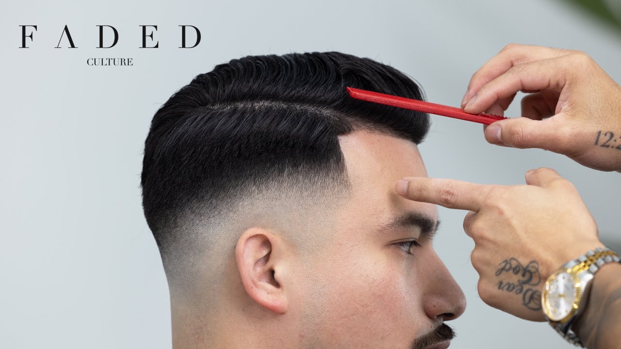 How to do a PERFECT comb over, Faded Culture 🔥💈