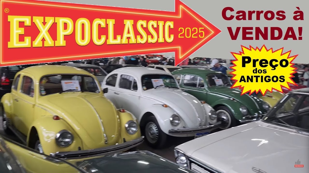 Carros a venda na expoclassic 2025
