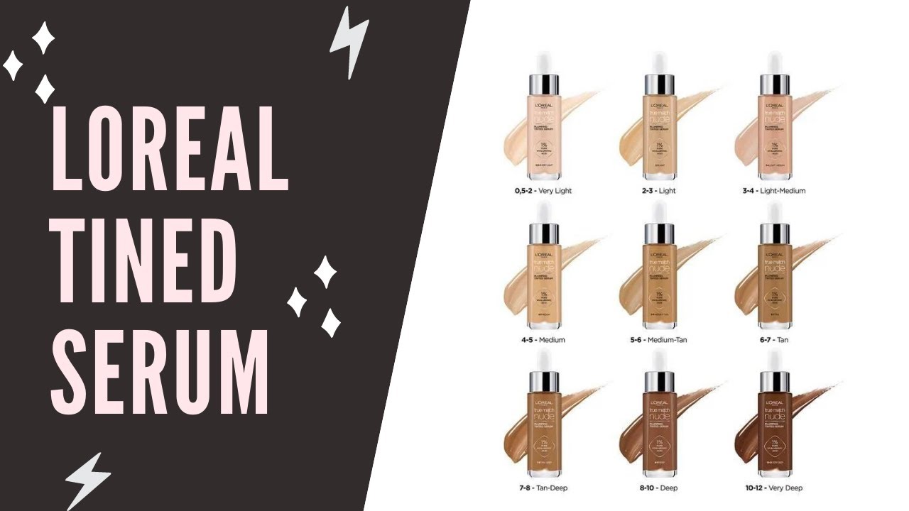 L'Oréal Hyaluronic Tinted Serum #loreal #foundation #swatches #makeupreview