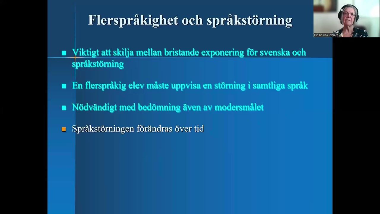 Flerspråkiget och språkstörning