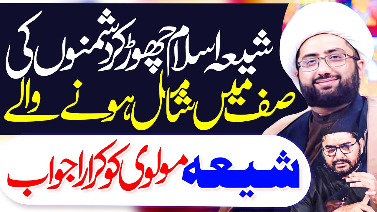 Ghairon Ki Saff Main Shamil Shia Molvi Ko Jawab | Maulana Kumail Mehdavi | ⓒ