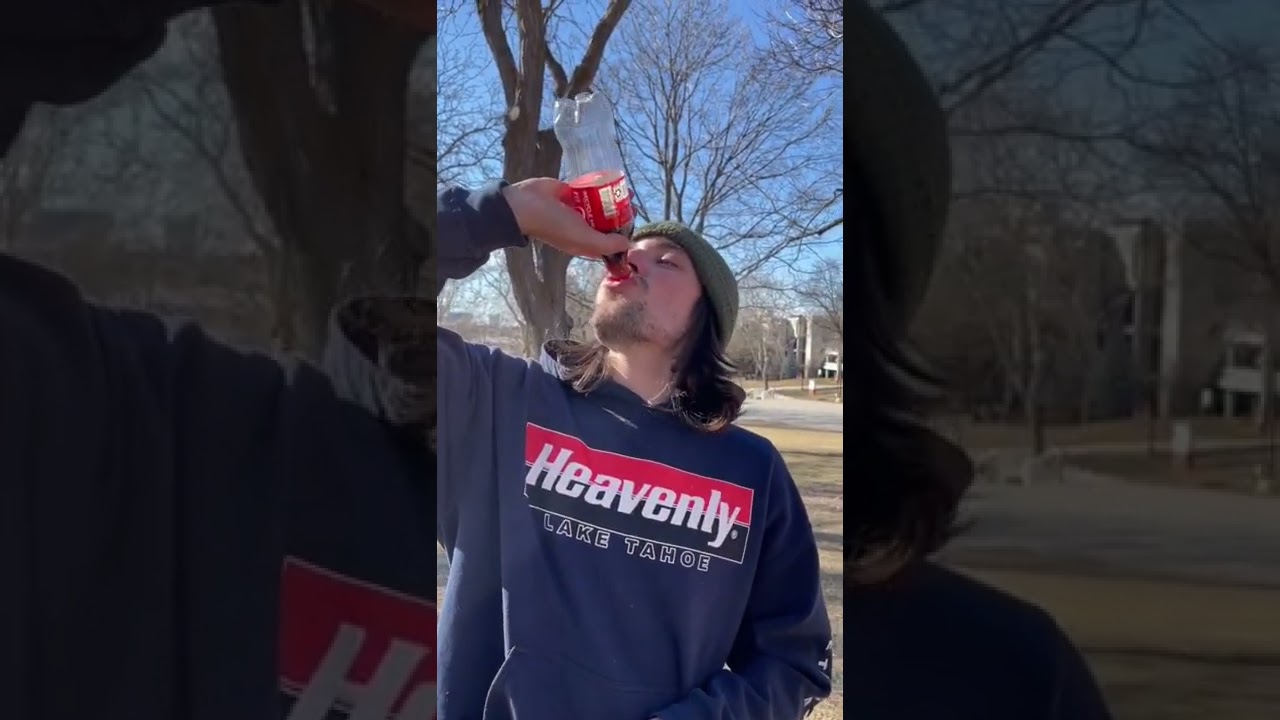 Chug this coke without burping for $10