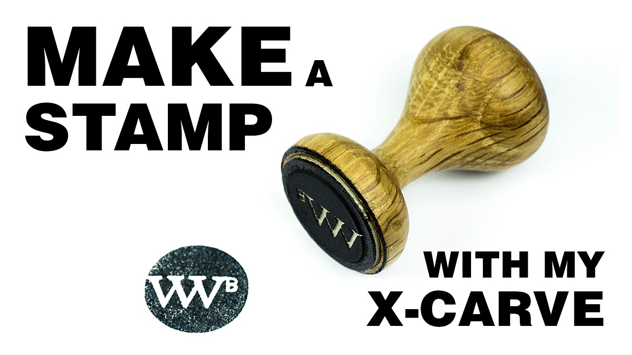 How to Make a Stamp with a CNC | + Woodturning