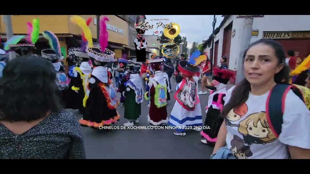 LOS CHINELOS DE XOCHIMILCO CON NI&Ntilde;OPA COMPARSA TLACOLAPA 2023 2ND DIA DE CHINELOS (PARTE 1ST)  HD