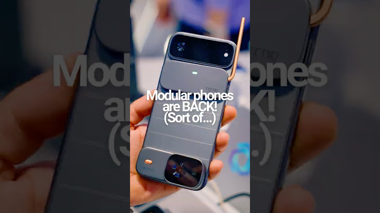TECNO is trying to make modular phones cool again! #tecno #firstlook #concept