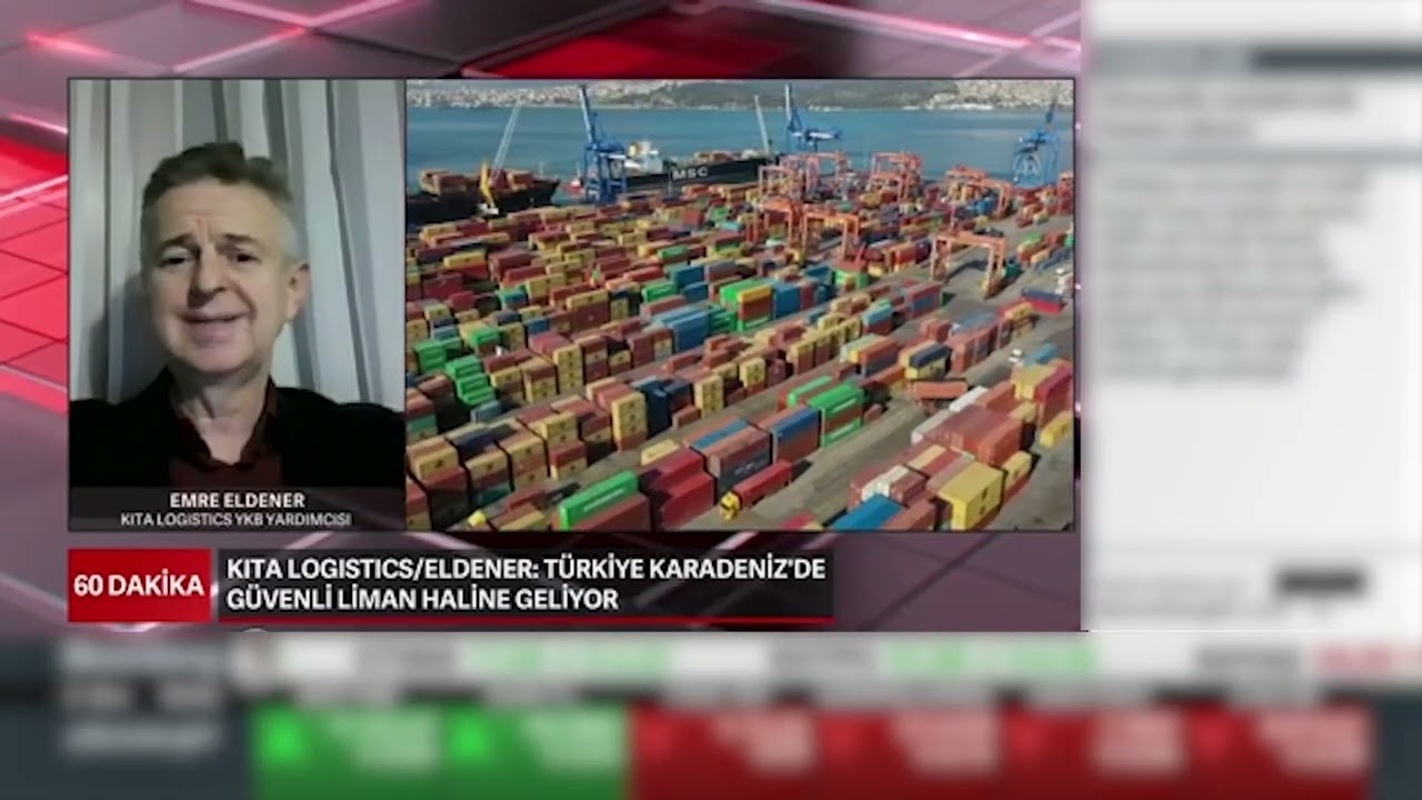 Emre Eldener, Vice Chairman of Kıta Logistics, joined Bloomberg HT’s “60 Minutes”