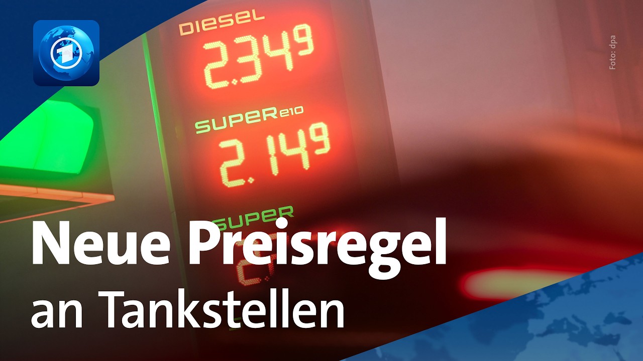 🌍 tagesschau24 Top-Thema, 1.4.2026 | Neue Preisregel f&uuml;r Tankstellen