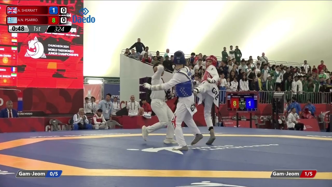 324 Round of 16 Men  51kg GBR A  SHERRATT GRE A N  PSARRO