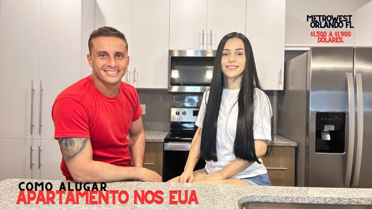 COMO ALUGAR APARTAMENTO DE 1 QUARTO NOS EUA EM 2023. MOSTRAMOS nosso Apartamento de recém chegado.