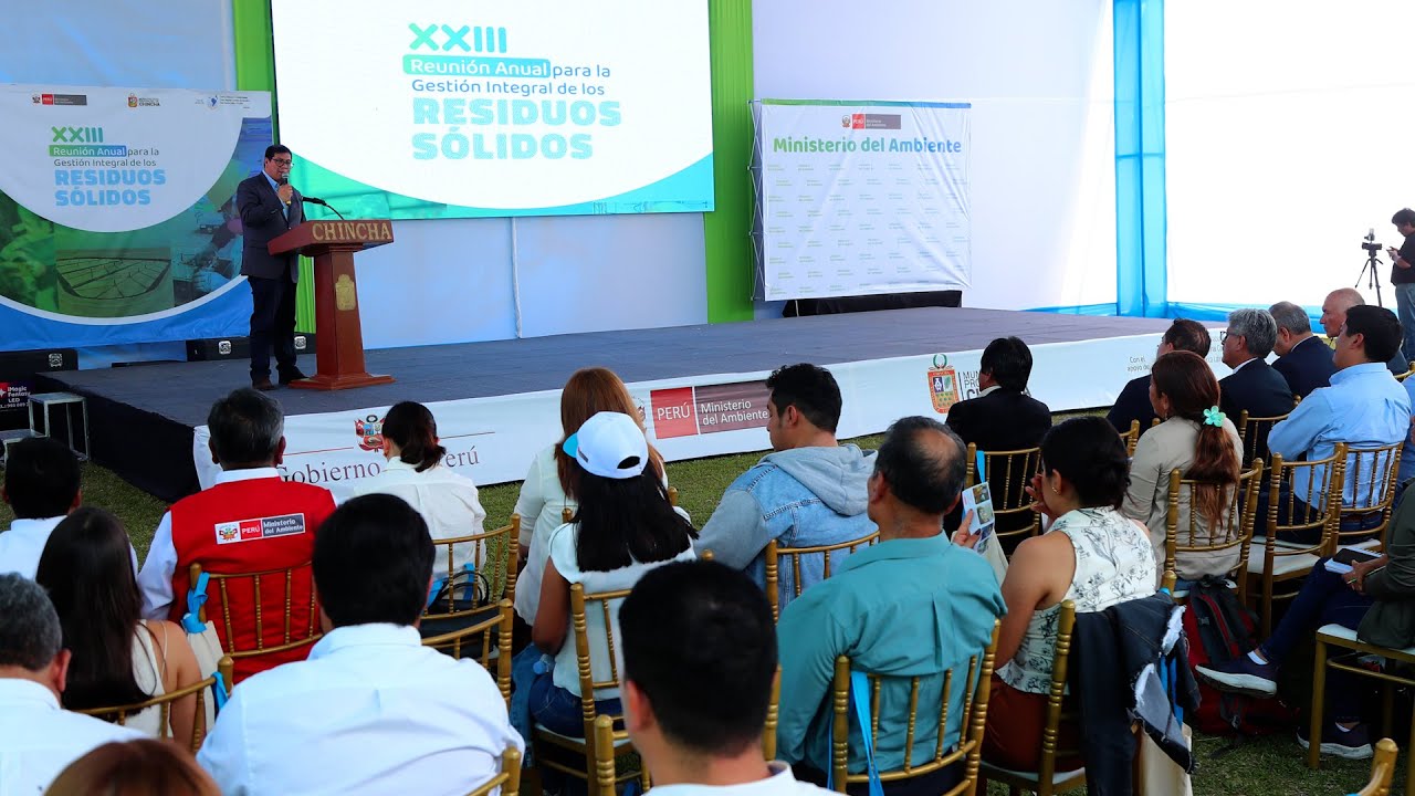 #Chincha: XXIII Reuni&oacute;n Anual de Gesti&oacute;n Integral de Residuos S&oacute;lidos ♻️🇵🇪