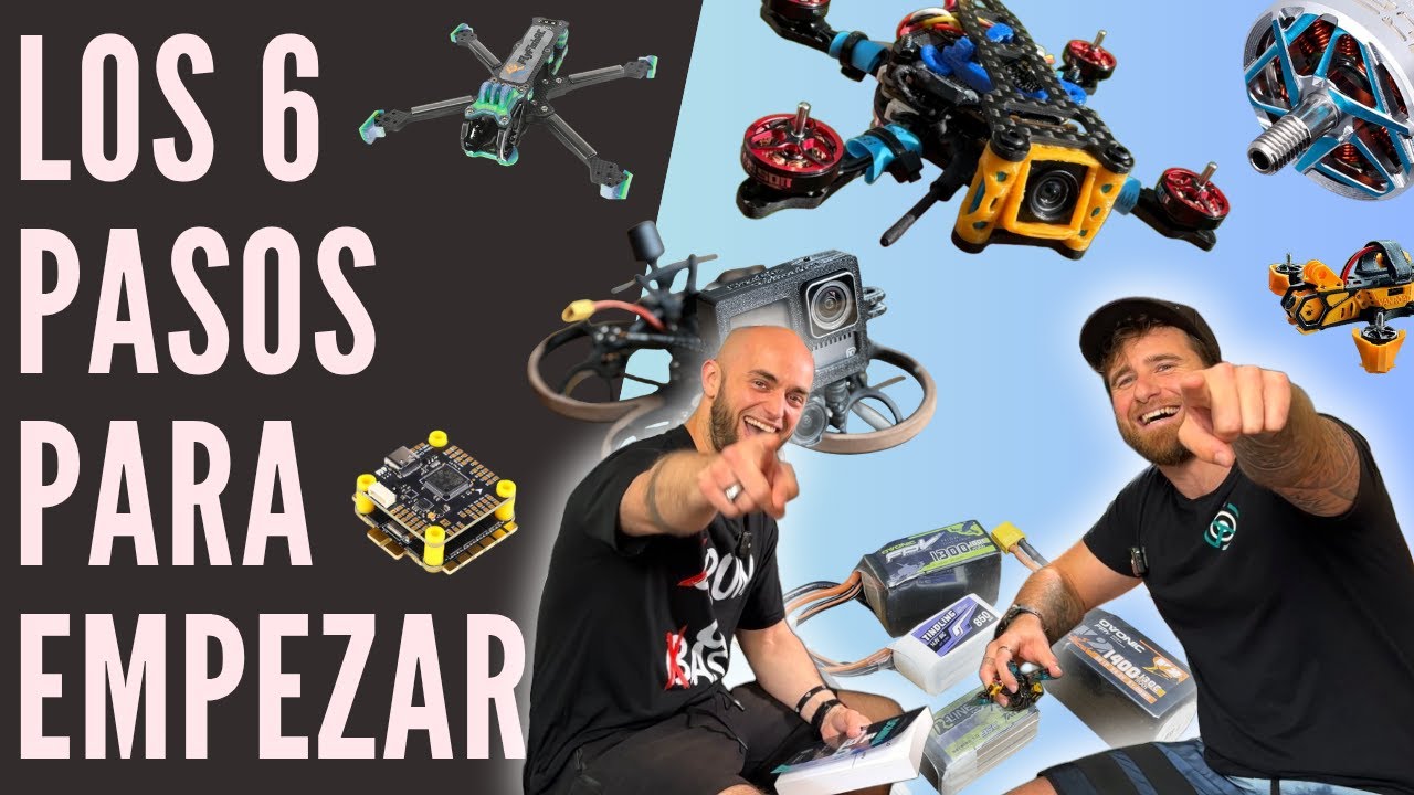 &iquest;Quieres volar DRONES FPV?🚀 Los 6 pasos Esenciales | PARTE 1: Ense&ntilde;o a mi colega todo sobre FPV