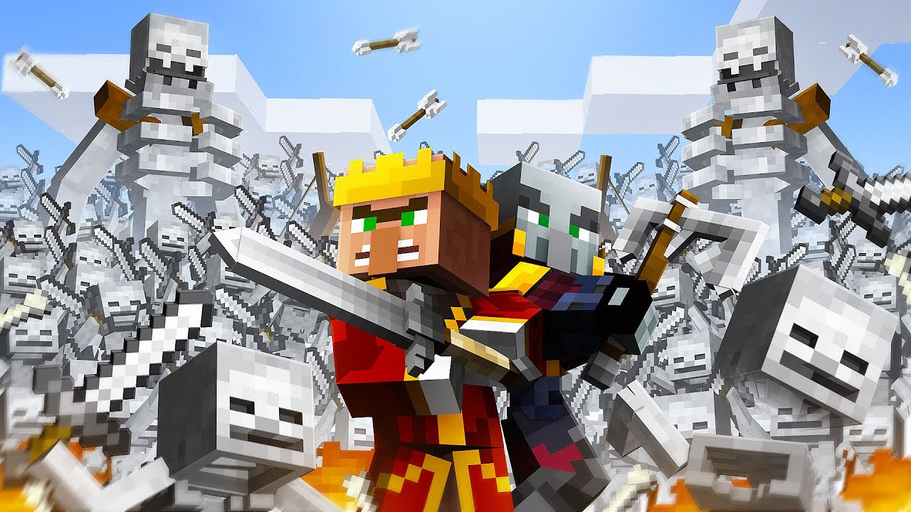 Villagers vs Pillagers Life: All Episodes - Minecraft Animation Movie