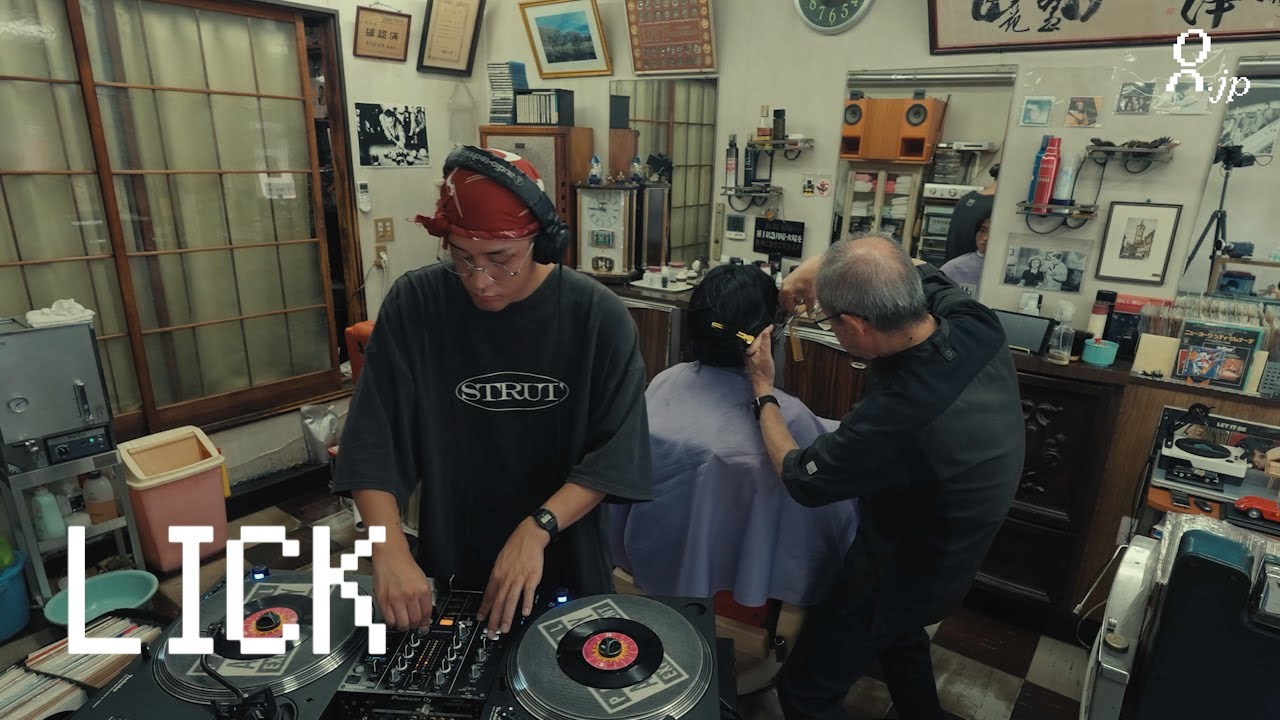 old school soul & hiphop vinyl mix at Japanese barbershop l LICK l The Shoten 012 l vinyl funk chill