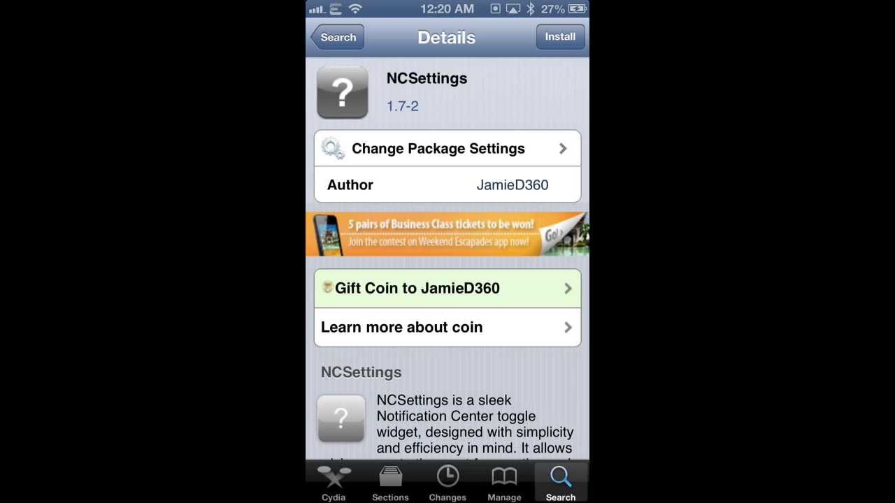 How to Install NCSettings - iPhone Hacks