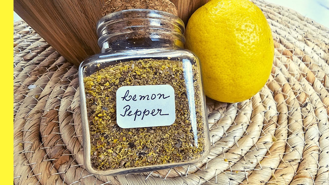Como fazer lemon pepper nunca mais vc vai comprar no mercado |#lemonpepper |#cozinhandonaeuropa