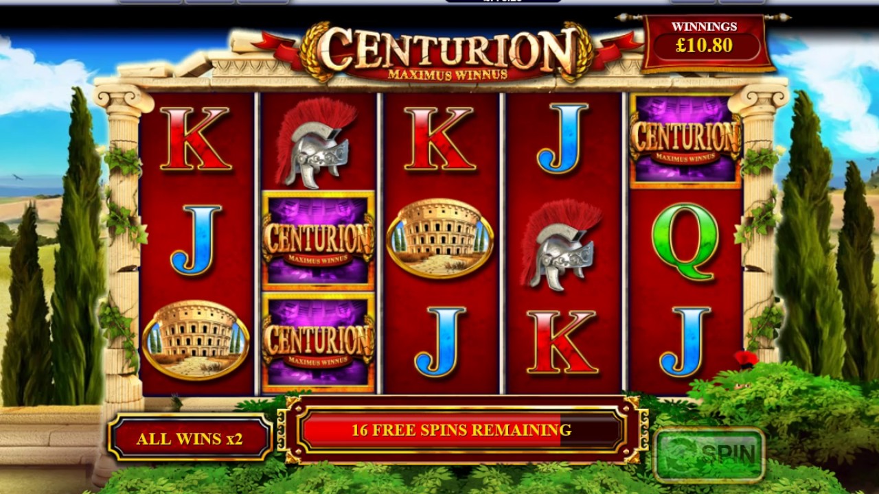 Centurion Slot (William Hill) - Caesars Freespins - Big Win