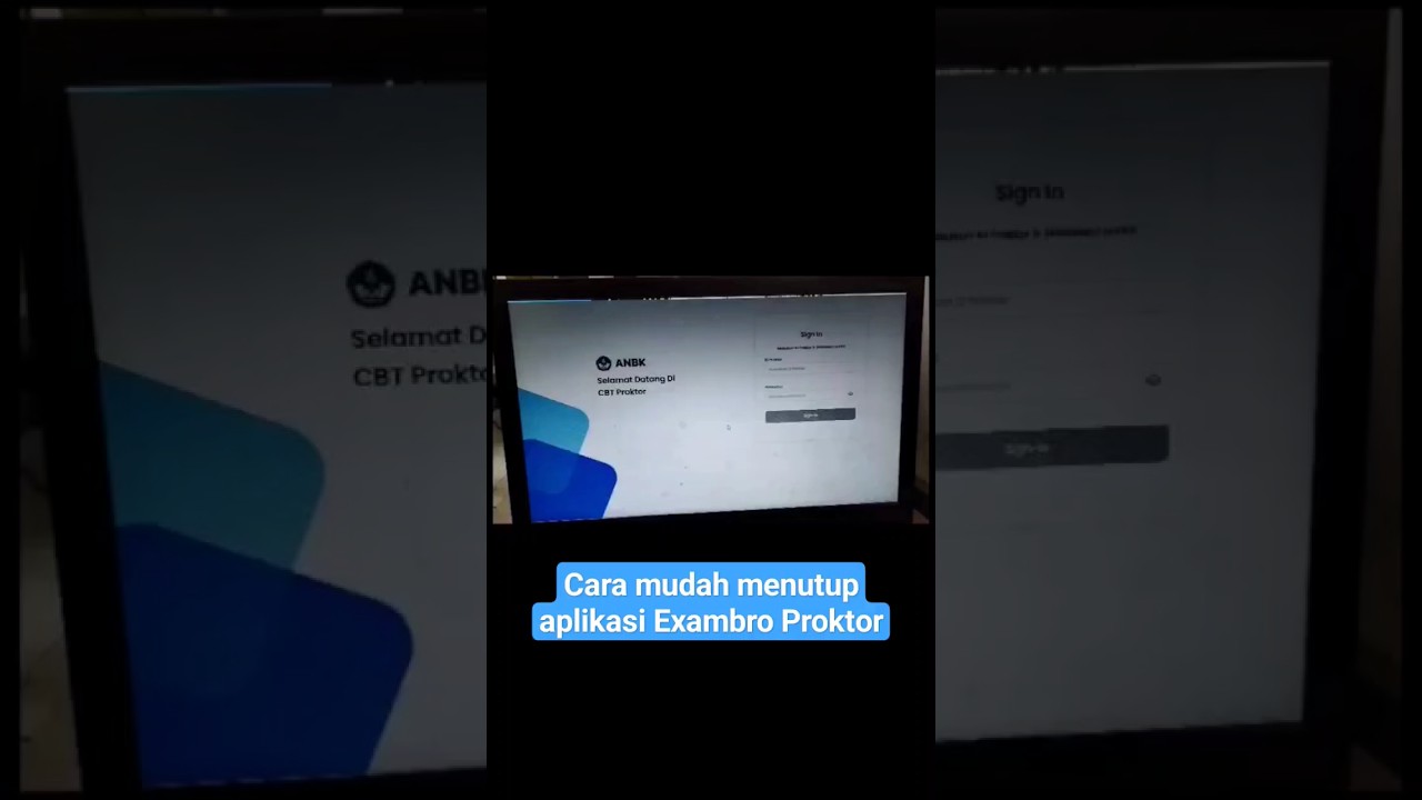 Cara mudah menutup aplikasi Exambro Proktor #asesmen #anbk