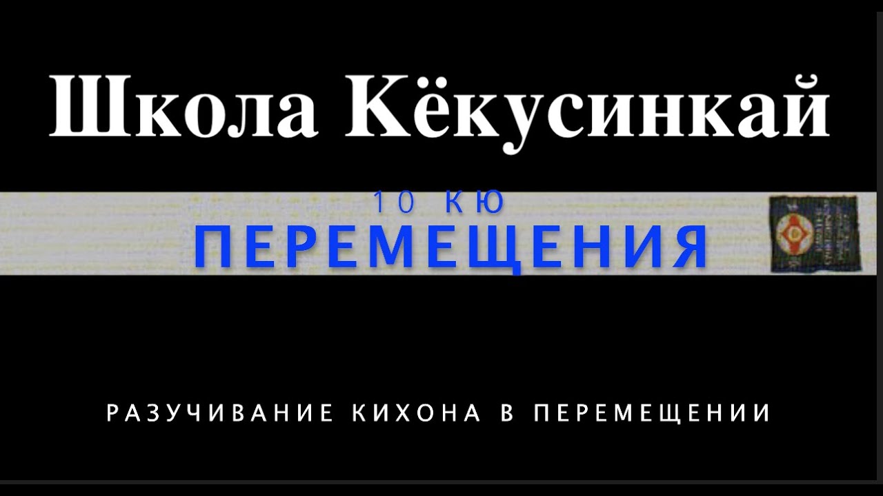 ШКОЛА КЁКУСИНКАЙ. 10 кю (Кихон в перемещении)