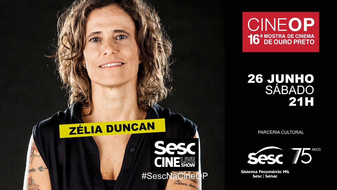 Sesc em Minas e 16ª CineOP apresentam: Zelia Duncan