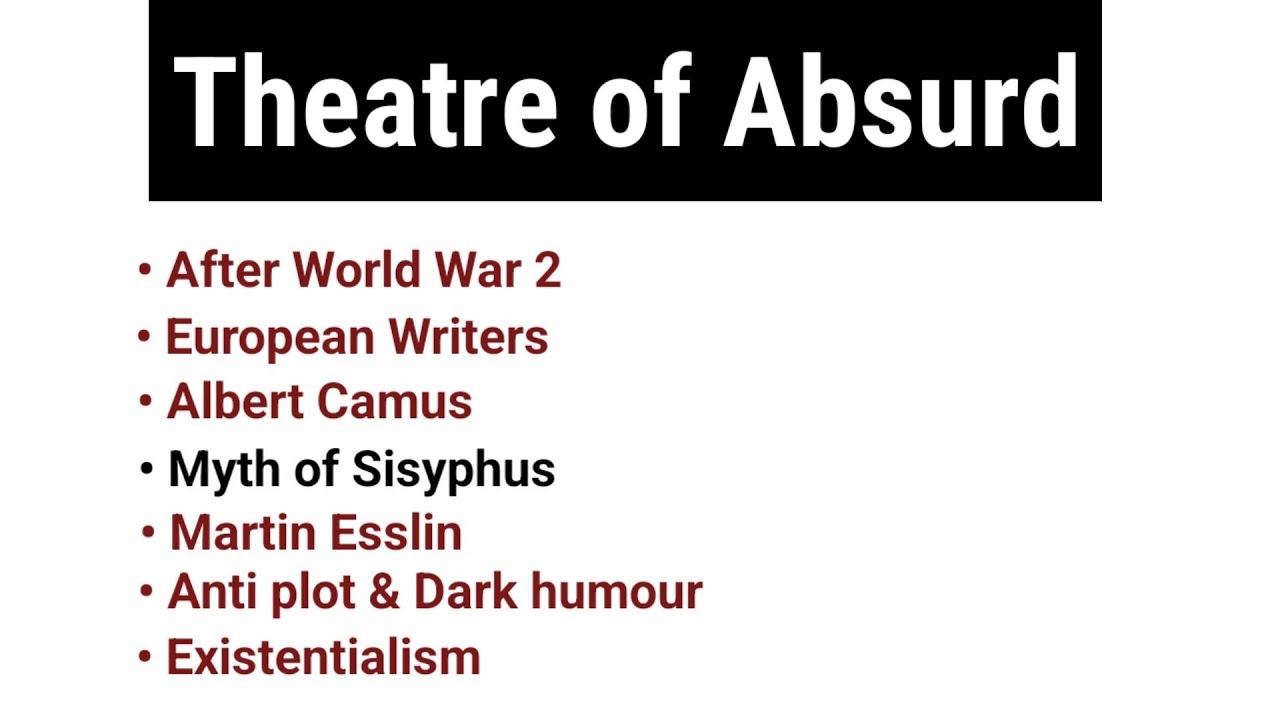 Theatre of Absurd in Hindi