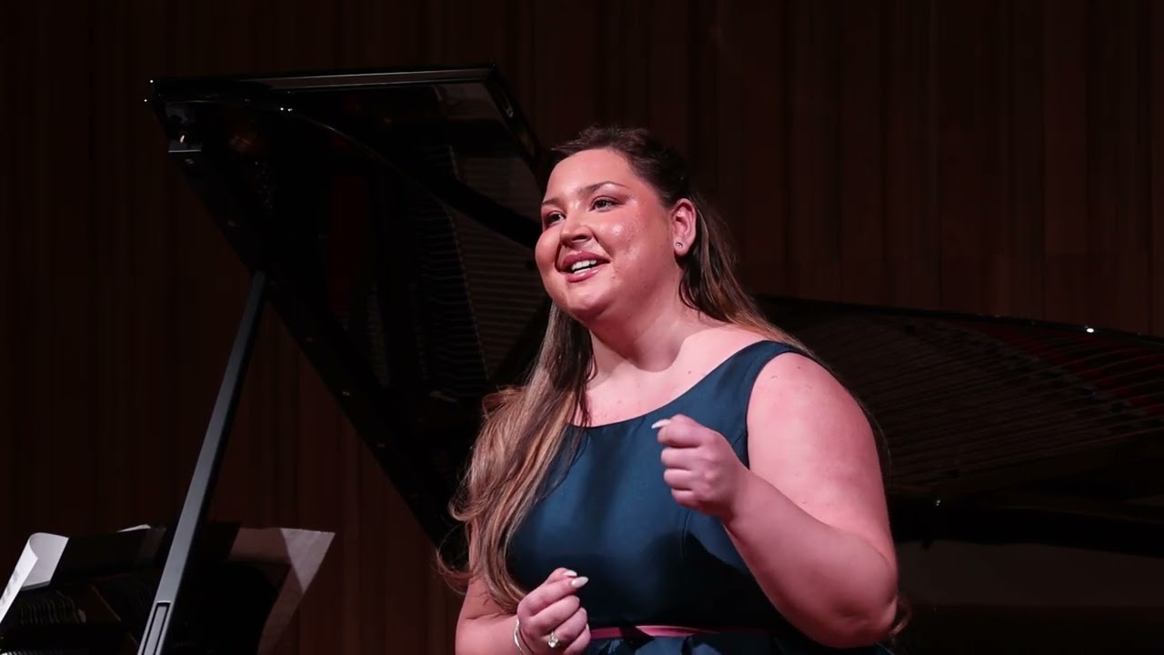 Zoë Jackson  & Emelia Noack-Wilkinson performing Nature, the gentlest mother by Aaron Copland