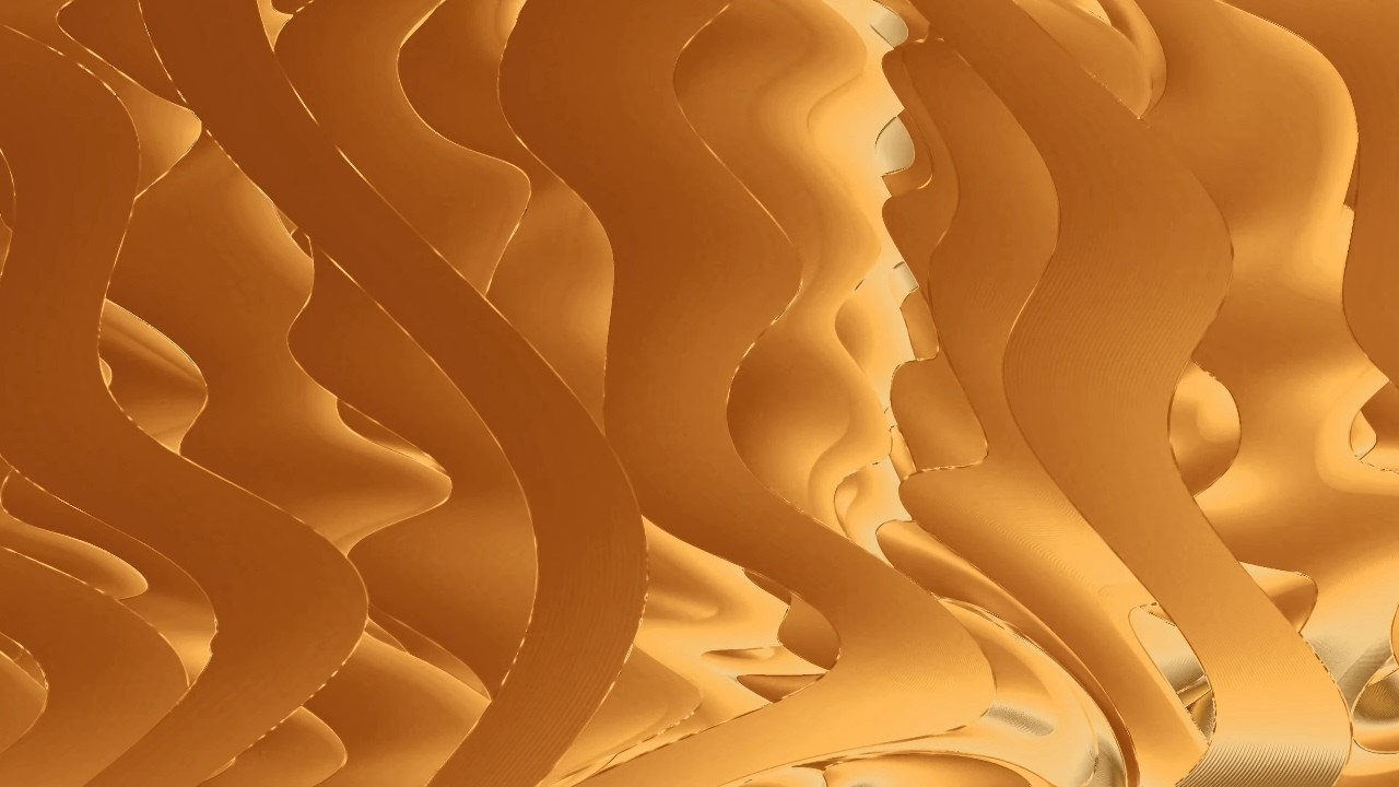 Liquid Gold Abstract Wave 4K UHD Relaxing Ambient TV Background
