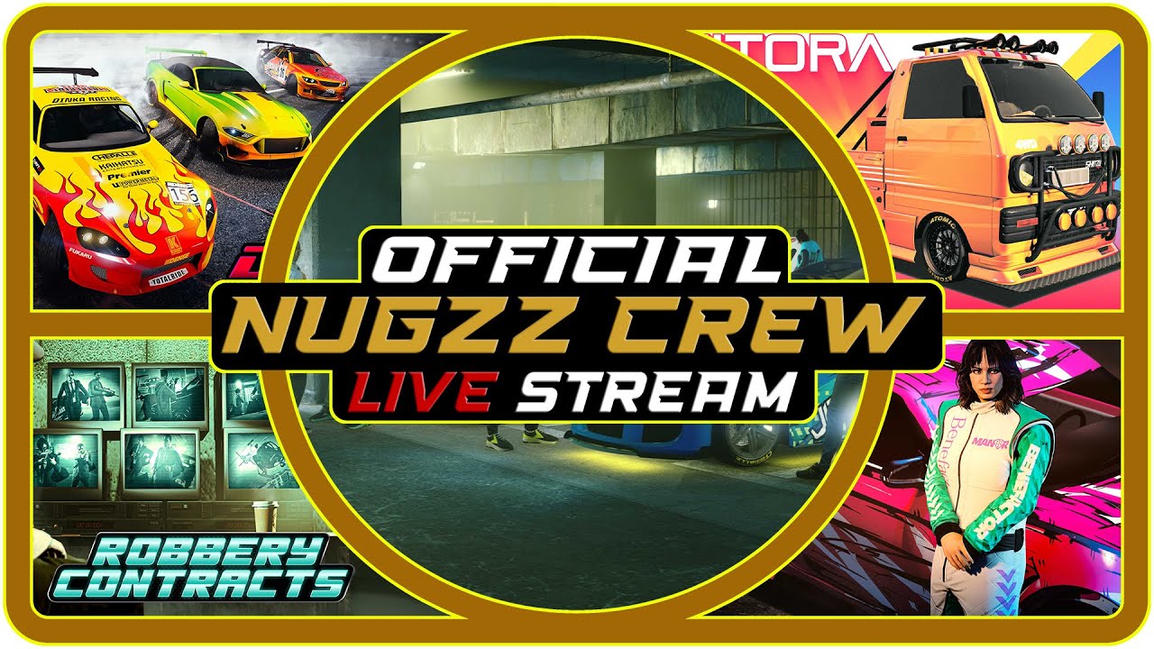 Nugzz Crew Live: #GTAV #DMO Giveaway #GCTF Making Modded Cars