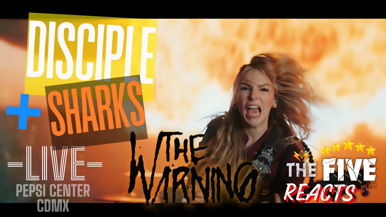 The Warning - Sharks + Disciple (Live From The Pepsi Center) - THE FIVE FIRST TIME REACTION