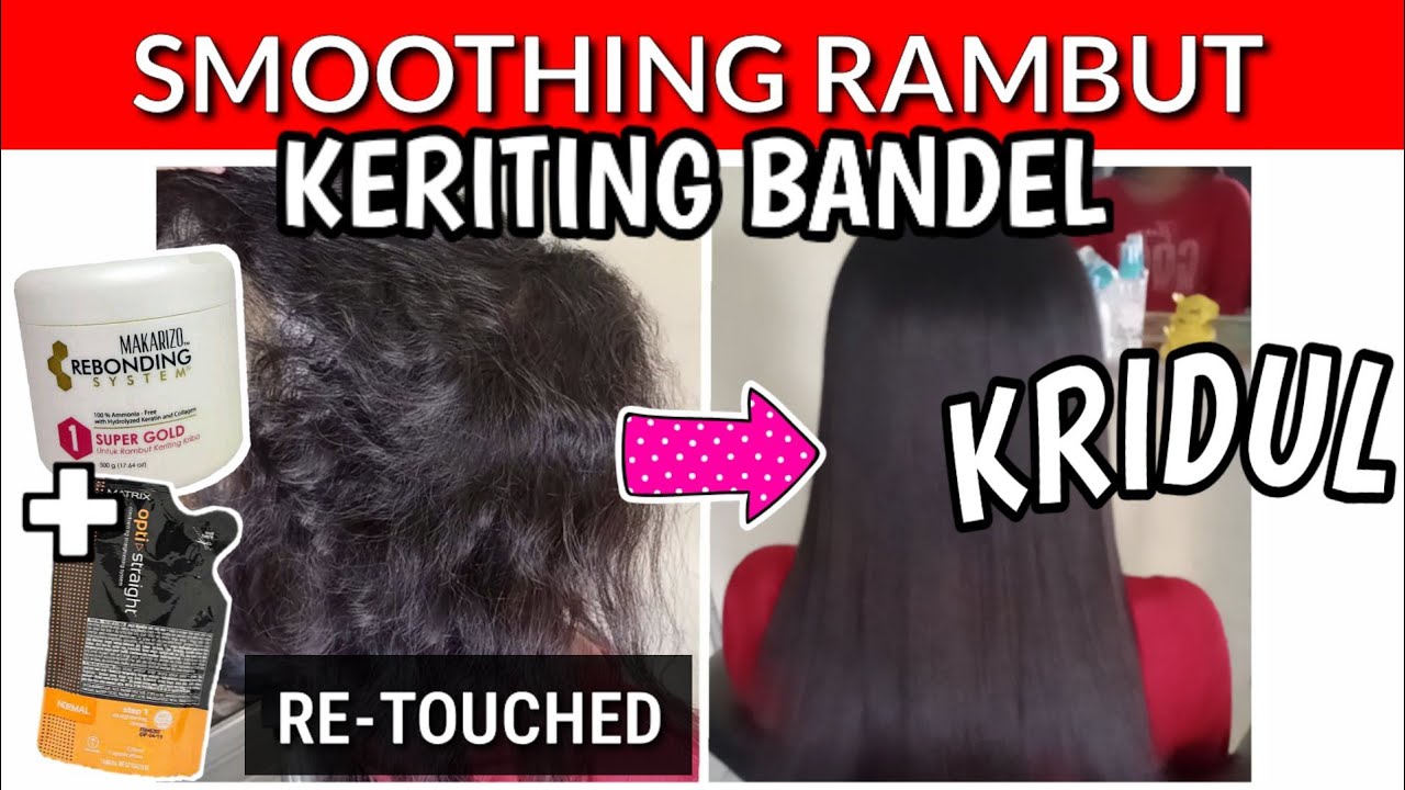 Smoothing Rambut Keriting, Rambut Kering Bercabang, Rambut KRIDUL dengan Makarizo dan Matrix