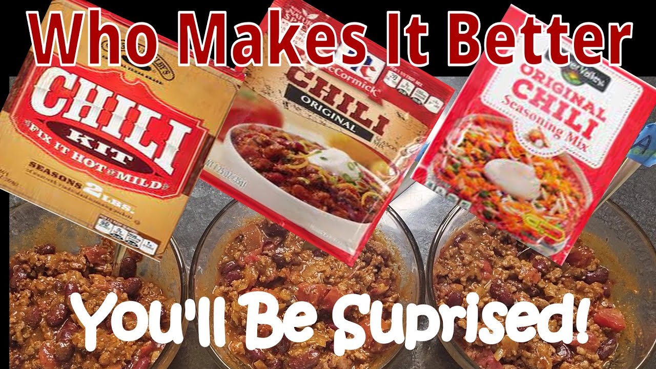 Best Thick & Hearty Chili Competition Using  McCormick Chili vs Store Brand  Meat and Sausage Chili