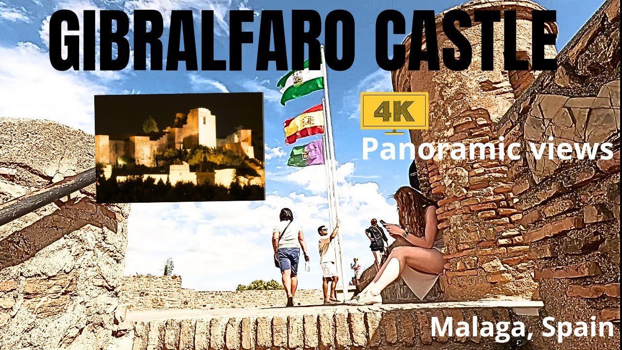 MALAGA Spain Gibralfaro Castle | Costa Del Sol, Andalusia [4K]