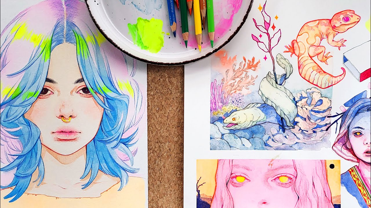 ˚.*Cozy˚.* Draw with me