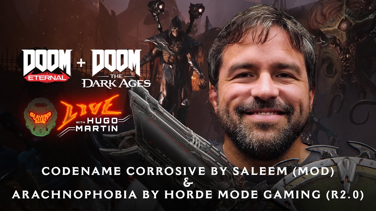 Slayers Club Live | DOOM: The Dark Ages | w/ Hugo Martin - Ch. 19 Arachnophobia +Codename Corrosive!