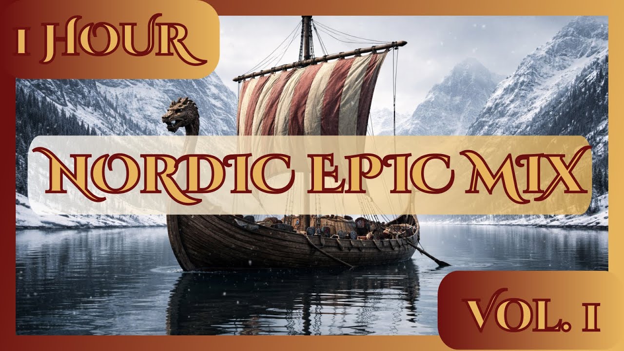 1 Hour Nordic Battle Music | Dark Epic Drums & War Hymns for Focus | Vol. 1