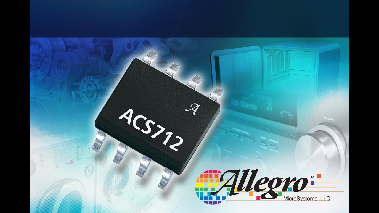ACS712 Low-Noise 2100 VRMS Hall-Effect Current Sensor IC