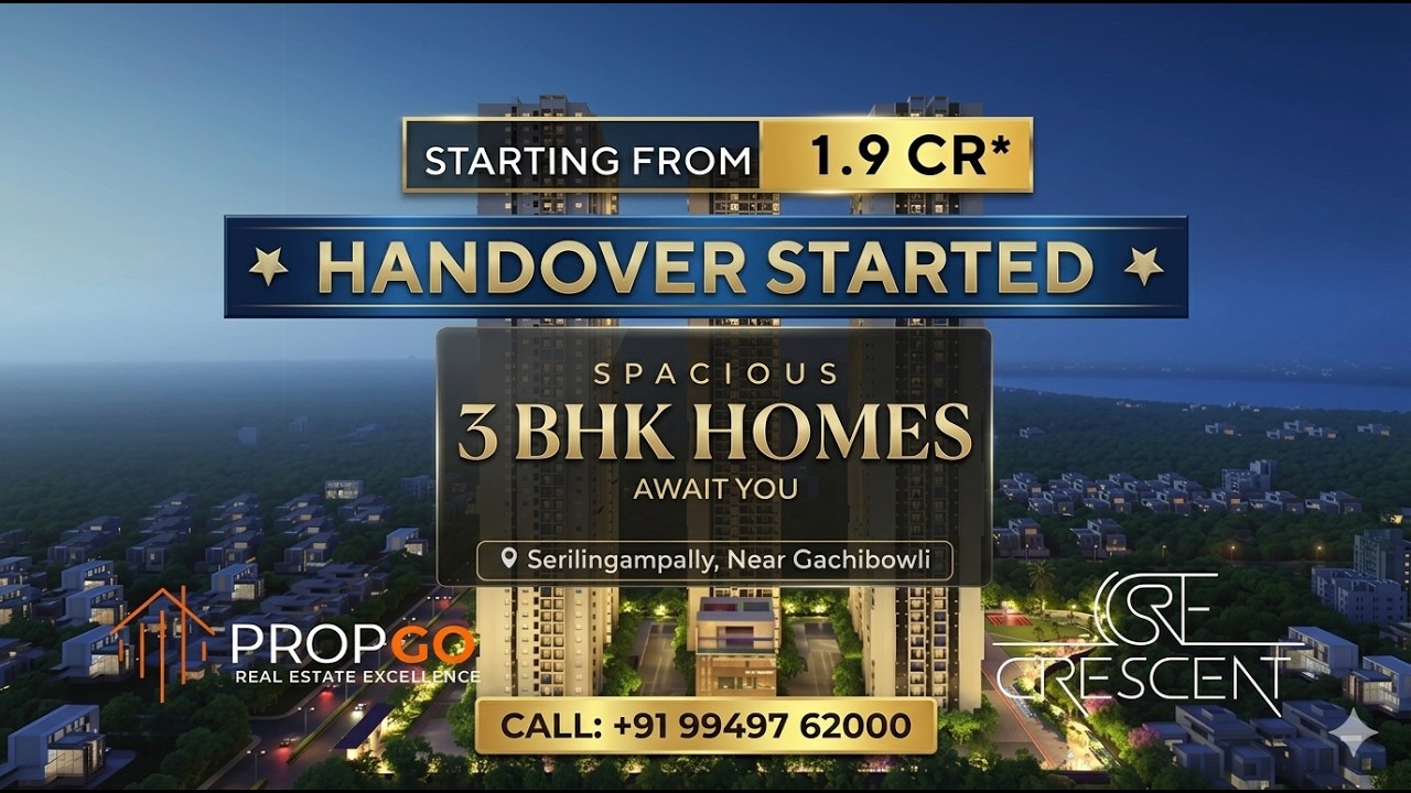 Candeur Crescent &ndash; Premium High-Rise Living in Serilingampally. Call: +91-9949762000,9100099903