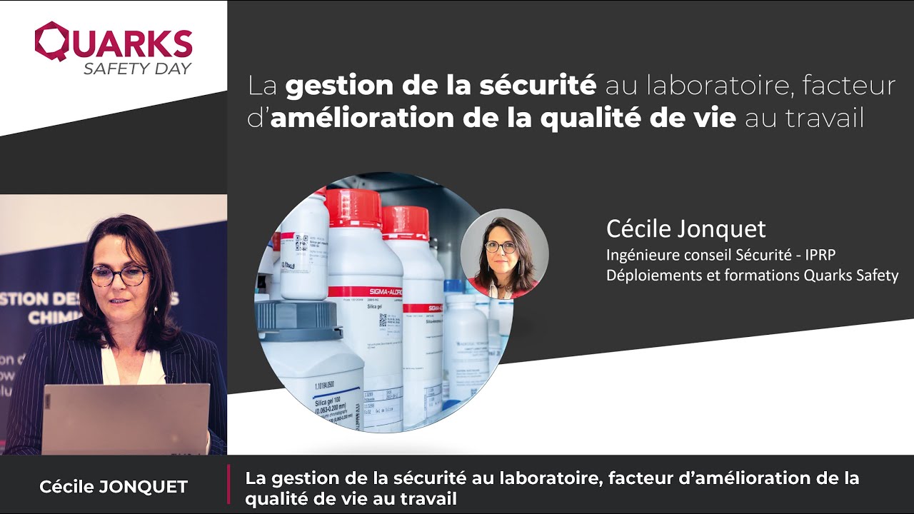 La gestion de la sécurité au laboratoire, facteur d’amélioration de la qualité de vie au travail