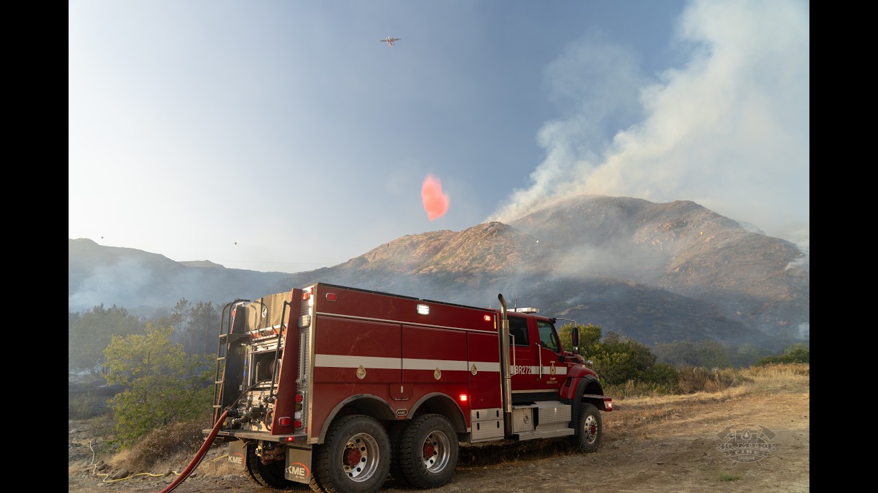 Mateo Fire, Camp Pendleton Initial Attack.