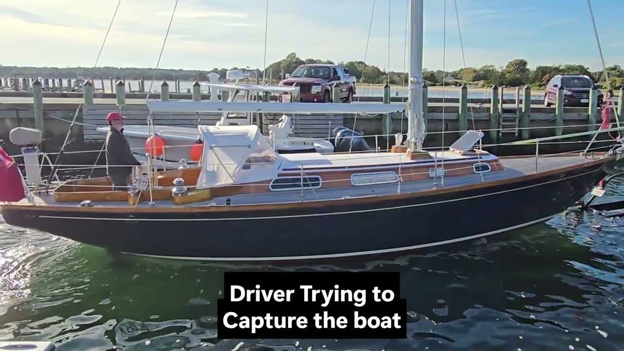 Sailboat Slides Off Trailer! Mildred Rose Haul Out 2025