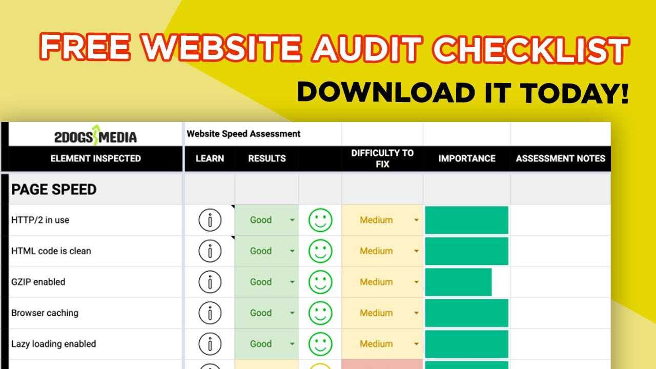 Free Website Audit Checklist + Training