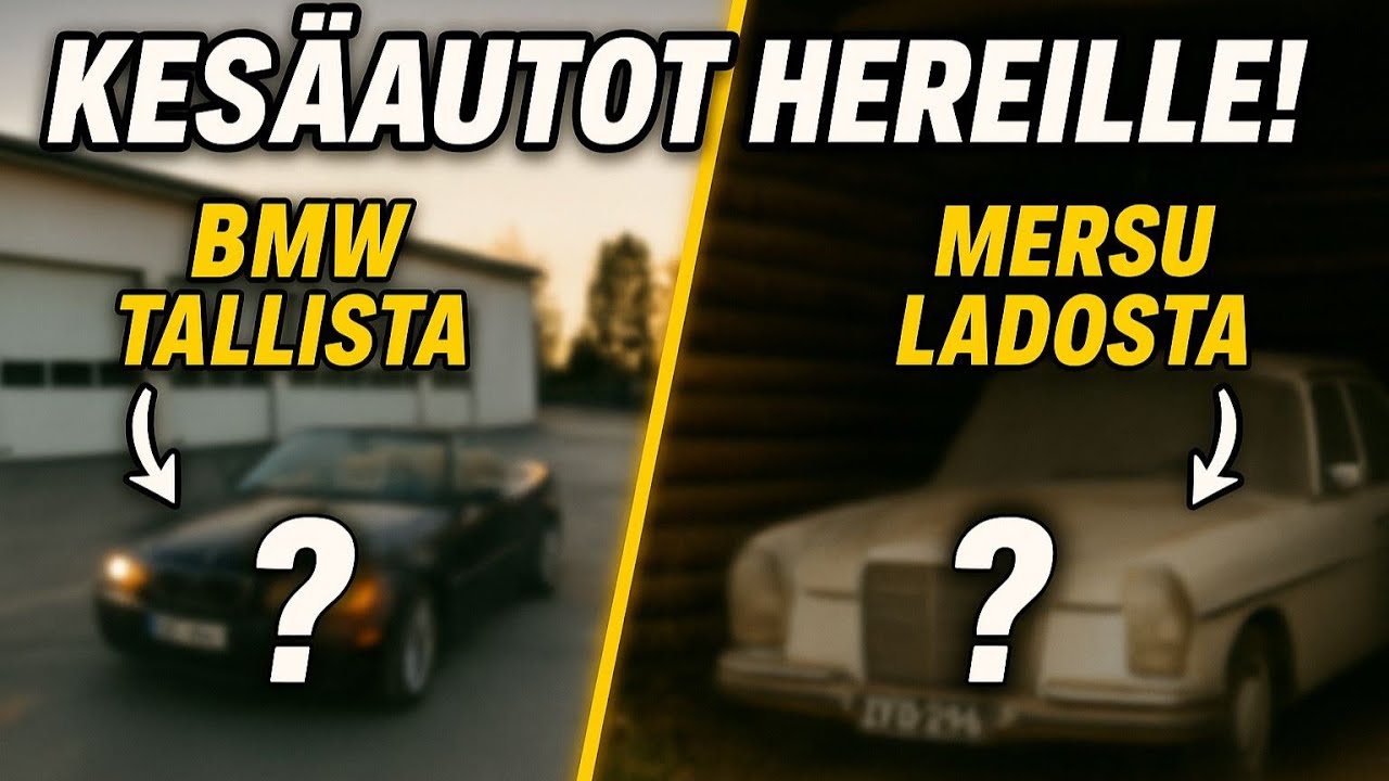 Latolöytö Mersu & Avo BMW - Kesäkausi käyntiin!