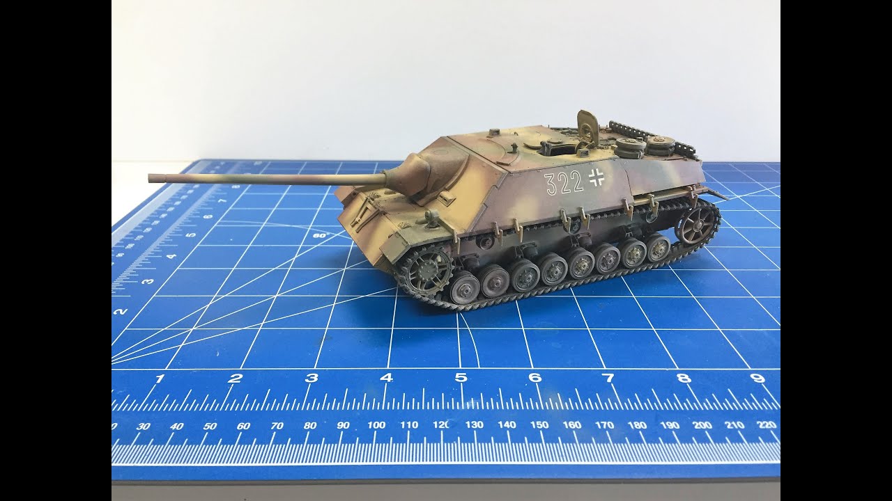 Building the Tamiya 1/35 Jagdpanzer IV L70 from start to finish. TAMIYA 35340