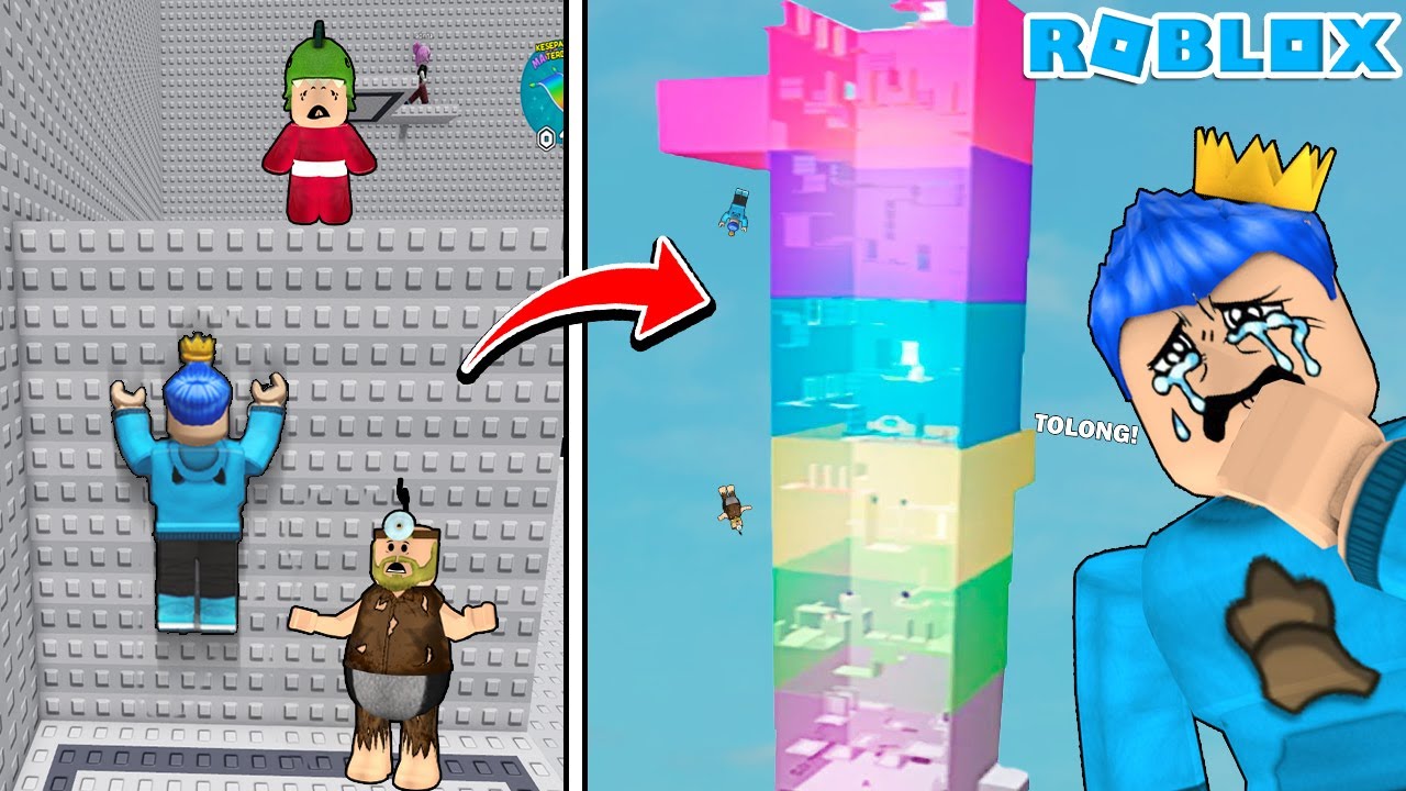 PANDU DAN PAK UNAT WALL HOP AWALNYA NOOB TERNYATA MEMANG NOOB TOLONG!! INI TOWER PALING SUSAHHHHHHHH