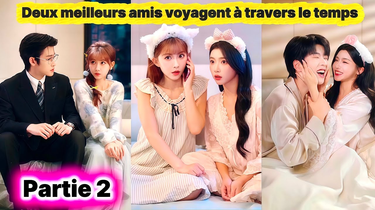 Deux amies voyagent dans le temps, deviennent belles-filles riches, font tomber deux PDG froids.