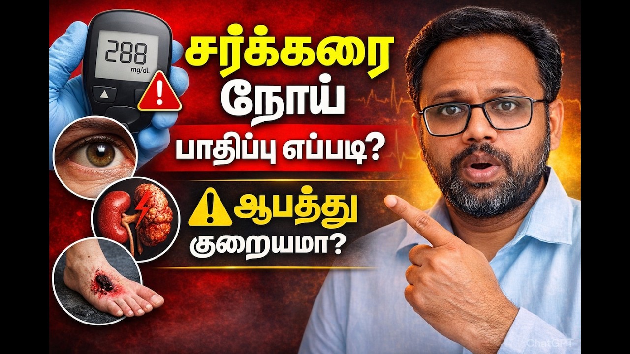 நீரிழிவு நோய் உங்கள் உடலின் உறுப்புகளை எப்படி பாதிக்கிறது? | Diabetes Complications #diabetes